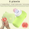 Вакуумный клиторальный стимулятор-вибратор 2 в 1 I’MCUM Secret AirPods в форме кейса для наушников (зелёный)