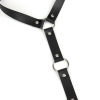 Портупея I’MCUM Neck to Wrist Bondage с наручниками за спиной — чёрная