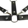 Портупея I’MCUM Neck to Wrist Bondage с наручниками за спиной — чёрная