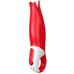 Вибратор-цветок для клиторальной и вагинальной стимуляции Satisfyer Power Flower (красн