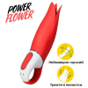 Вибратор-цветок для клиторальной и вагинальной стимуляции Satisfyer Power Flower (красн
