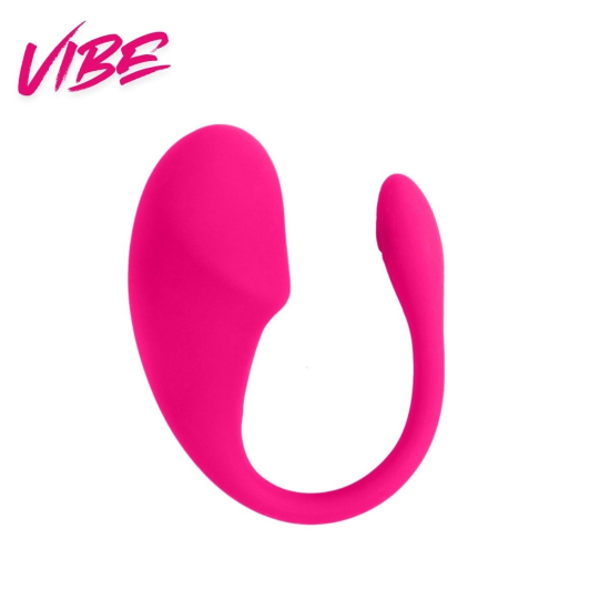 Вибратор со смарт-подключением к телефону Vibe розовый