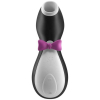 Вакуумный вибратор для клитора Satisfyer Penguin, 11 режимов, цвет чёрный