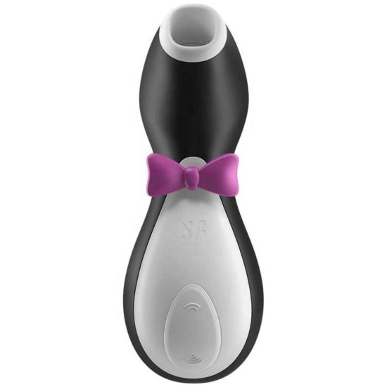 Вакуумный вибратор для клитора Satisfyer Penguin, 11 режимов, цвет чёрный
