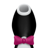 Вакуумный вибратор для клитора Satisfyer Penguin, 11 режимов, цвет чёрный