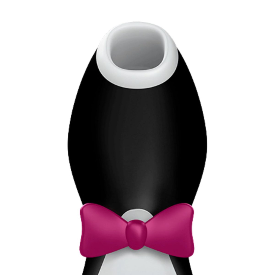 Вакуумный вибратор для клитора Satisfyer Penguin, 11 режимов, цвет чёрный