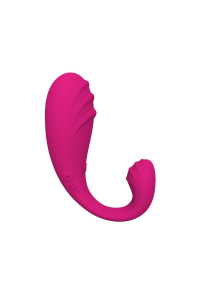 Вибратор для пары со смарт-подключением к телефону I’MCUM Vibe U-Shape розовый