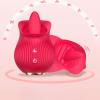 Стимулятор клитора Kiss & Lick Rose с функцией вибрации