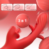 Вибратор Flirt Waves с клиторальной стимуляцией, 5 режимов лизания, вибрацией и имитацией толчков