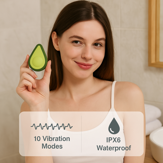 Вибратор I’MCUM Avocado, 10 режимов вибрации