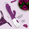Вибратор-кролик I’MCUM Bunny Vibe, тёмно-фиолетовый