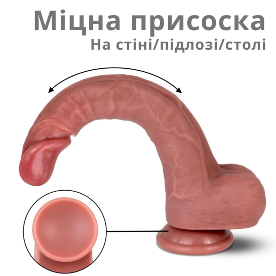 Фаллоимитатор I’MCUM Real Feel Dildo, телесного цвета