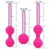 Вагинальные шарики I’MCUM Kegel Ball, силиконовые, набор из 3 шт, розовые